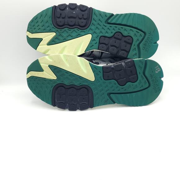 Adidas Originals Nite Jogger 3M Black Green Boost EE5914 Women’s Size 10 - Picture 5 of 9